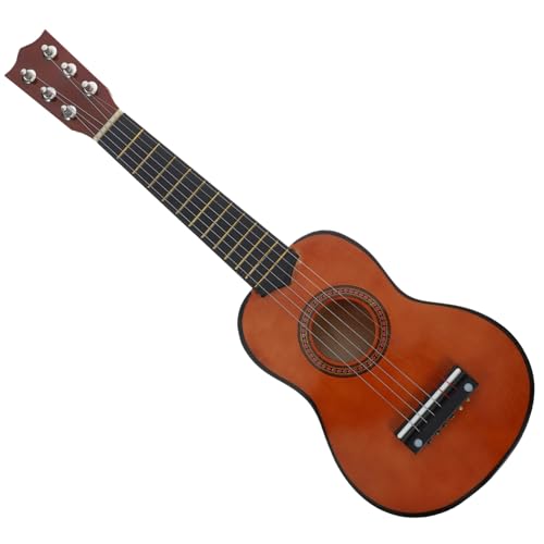 JOINPAYA Gitarrenspielzeug für kinderinstrumente musikinstrumente Vorschule Instrument Simulationsgitarrenspielzeug Gitarrengeschenk für hölzern Coffee von JOINPAYA