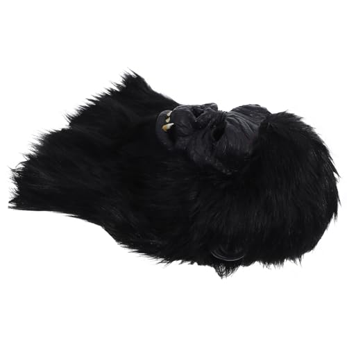 JOINPAYA Gorilla-Maske Halloween-Party Cosplay Kostüm-Requisiten Lächeln Gorilla-Affen-Vollkopfmaske Plüsch-Tierkopf Kostüm-Requisiten von JOINPAYA