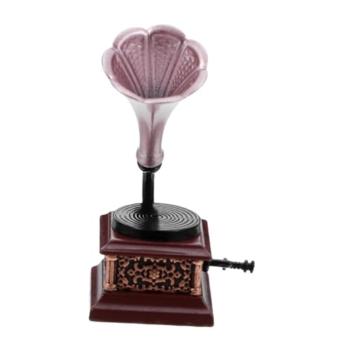 JOINPAYA Grammophon-Modell Mini-hausbedarf Vintage Phonograph Gramophon Vintage-Recorder-Spieler Miniatur-Phonograph Faux -Plattenspieler Miniatur-puppenhauszubehör Mini-grammophon Plastik JOINPAYA Grammophon-Modell Mini-hausbedarf Vintage Phonograph Gramophon Vintage-Recorder-Spieler Miniatur-Phonograph Faux -Plattenspieler Miniatur-puppenhauszubehör Mini-grammophon Plastik von JOINPAYA