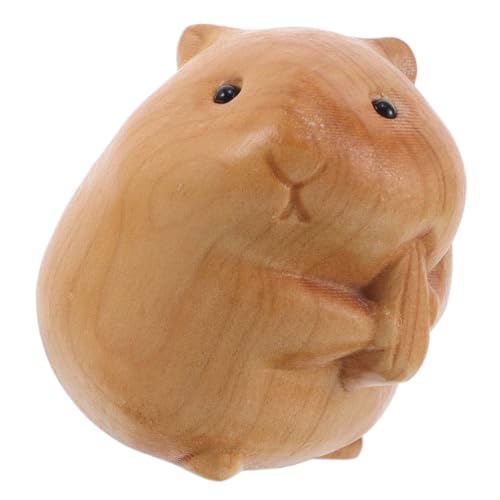 JOINPAYA Hamster-Ornament deko Figur Tischlampenschirme nur mit Tiermotiv Rattan Mini-Dekoration Rad Schildkrötenhandwerk zarte Tierverzierung Tiere Hamster Tierdekoration Holz von JOINPAYA