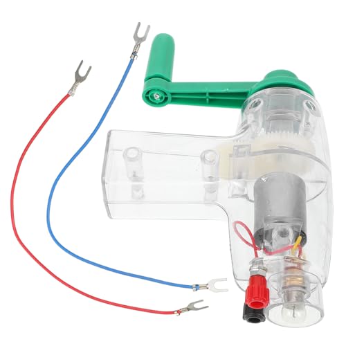 JOINPAYA Handgenerator DIY Spielzeug Material DIY Generator Motor Handkurbelgenerator Früherziehungsgerät Wissenschaftsexperimentspielzeug Wissenschaftsgenerator Kit DIY von JOINPAYA