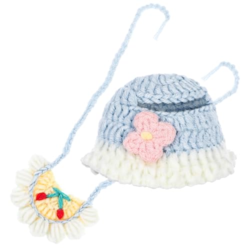 JOINPAYA Handgestricktes Häkelmütze und Halstuch für Puppen Vielseitig für Fotoshootings Kompatibel mit Labubu für Kreative Puppenspieler JOINPAYA Handgestricktes Häkelmütze und Halstuch für Puppen Vielseitig für Fotoshootings Kompatibel mit Labubu für Kreative Puppenspieler von JOINPAYA