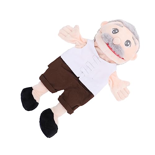 JOINPAYA Handpuppe Kinder spielhaus Playhouse for Children Finger Toy Kinderpuppen Kuscheltiere für Kinder Spielzeug Familienspielpuppe lustige Performance-Requisite PP Baumwolle Weiß von JOINPAYA