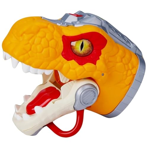 JOINPAYA Handpuppe Pädagogisches Handspielzeug Pädagogisches Dinosaurierspielzeug Dekoratives Handspielzeug DIY Dinosaurier Puppe DIY Dinosaurier Kinderpuppen Plastik Orange von JOINPAYA