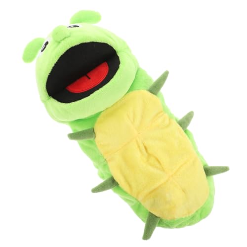 JOINPAYA Handpuppe Raupe Tiere Handpuppe Spielzeug Handpuppen Für Kinder Tiergeschichtenpuppen Tierhandpuppen Geschichte Erzählende Marionette Hungrige Raupe Ausgestopfte Handpuppe Plüsch von JOINPAYA