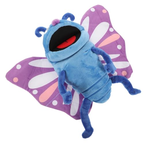 JOINPAYA Handpuppe Schmetterling Geschichte erzählende Marionette kleine Handpuppe Tierische Fingerpuppen Handpuppe zum Geschichtenerzählen Schmetterling stofftier Plüsch von JOINPAYA