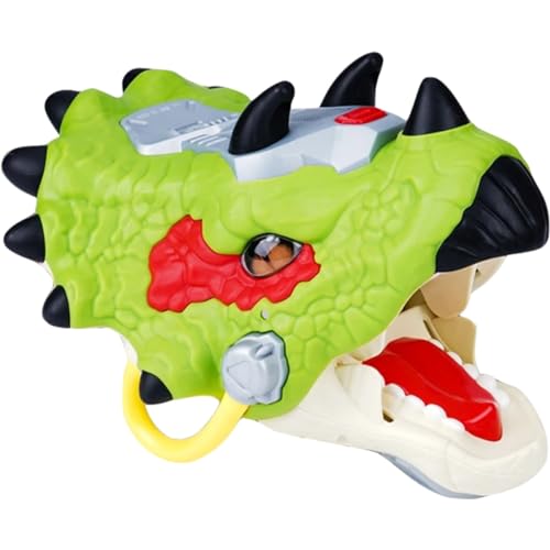 JOINPAYA Handpuppe ausgestopft Puppen Welt Marionette Dino Handschuhe pädagogisches Dinosaurierspielzeug Handspielzeug zum Selbermachen Handspielzeug für Plastik Green von JOINPAYA