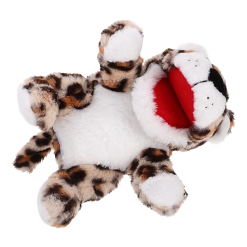 JOINPAYA Handpuppe kinderspielzeug Cartoon-Marionette Leistungsqualitäten Geschichte erzählende Marionette Handspielzeug Cartoon-Leoparden-Modellspielzeug Tierpuppe Plüsch von JOINPAYA