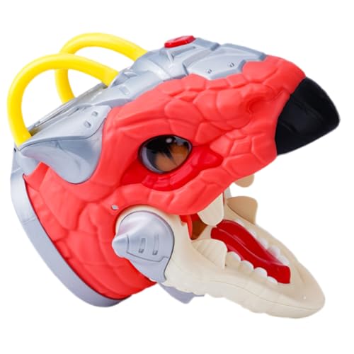 JOINPAYA Handpuppe plastikenten Chaps Kinder Toys dinozug pädagogische Dinosaurierpuppe Handspielzeug für Kinder realistisches Handspielzeug Dinosaurierspielzeug zum Geschichtenerzählen rot von JOINPAYA