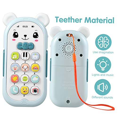 JOINPAYA Handyspielzeug für kindertelefon Handy Telefon Handy Babyspielzeug für Jungen Säuglinge Babyphone -Handy für Kleinkinder Abs von JOINPAYA