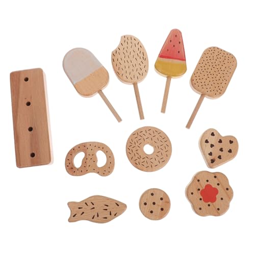 JOINPAYA Holz-Eiscreme Spielset mit Donuts und Eisstielen Stabiles Sicheres Küchen-kinderspielzeug für Fantasievolles Nachspielen und Geburtstagsparty Deko JOINPAYA Holz-Eiscreme Spielset mit Donuts und Eisstielen Stabiles Sicheres Küchen-kinderspielzeug für Fantasievolles Nachspielen und Geburtstagsparty Deko von JOINPAYA