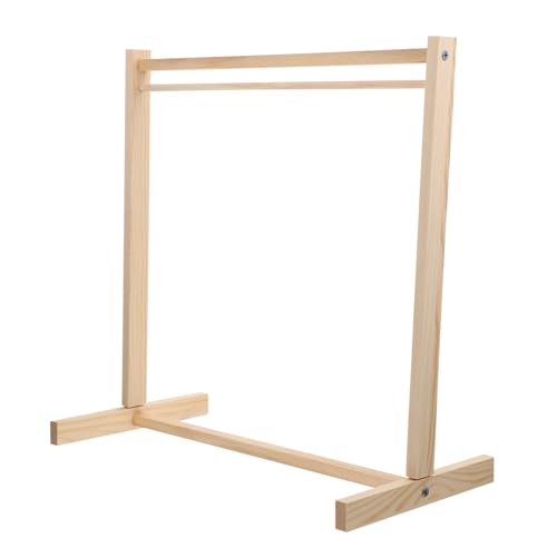 JOINPAYA Holzkleiderständer Puppen Stabiles Einlagiges Holzgestell mit Abgerundeten Ecken Puppenkleiderbügel für Puppenkleidung Kreatives Aufbewahrungssystem für Kinderzimmer JOINPAYA Holzkleiderständer Puppen Stabiles Einlagiges Holzgestell mit Abgerundeten Ecken Puppenkleiderbügel für Puppenkleidung Kreatives Aufbewahrungssystem für Kinderzimmer von JOINPAYA