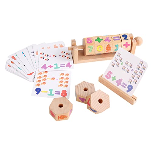 JOINPAYA Holzpuzzle Zahlenblock Montessori Lernspielzeug Für Pädagogisches Zahlenspielzeug 1 Set Mit Bunten Würfeln Für Kreatives Und Lernen von JOINPAYA