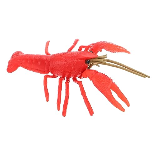 JOINPAYA Hummer-Modell Hummer-Statue Gefälschte Meereslebewesen Lebensmitteldekor Für Kinder Kinderspielzeug Nautisch Minifiguren Meerestierfiguren Hummer Figur Hummerfiguren Plastik Rot von JOINPAYA