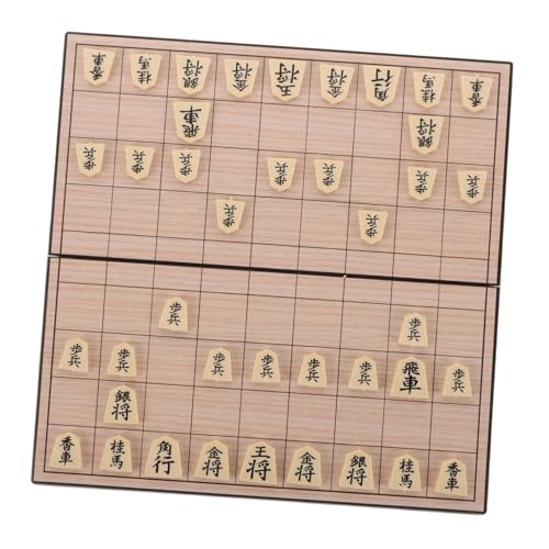 JOINPAYA Japanisches Schach Faltbares Schachspiel Reisebrettspiele Magnetische Dame Brettspiel Magnetisches Schachbrett Schachbrett Reise Spiel Schachbrett Holz von JOINPAYA