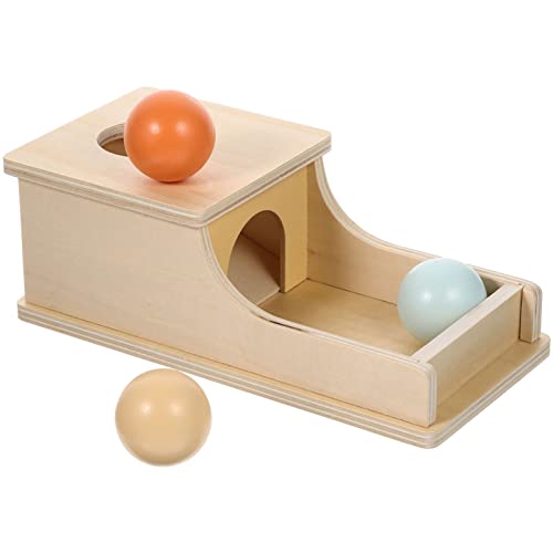 JOINPAYA Kasten Münzbox bastelset kauspielzeug Toys Kleinkindspielzeug Ball-Drop- Kinderspielzeug Feinmotorik- für 1 Jahr Holz von JOINPAYA