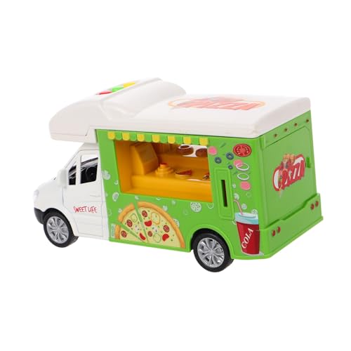 JOINPAYA Kinder-Fast-Food-Truck-Spielzeug, Spielt Pizza-Set, Lebensmittel-Set Für Kinder, Rollenspiele, Küchenzubehör, Kleinkind-Lernen Und Entwicklung von JOINPAYA