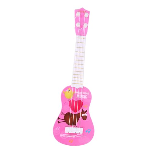 JOINPAYA Kinder Gitarre Kinder Ukulele kinderinstrumente Kinder Guitar kinderknallzeug Jungenspielzeug Junge Spielzeug frühes musikalisches Lernspielzeug Cartoon-Ukulele-Spielzeug Plastik von JOINPAYA