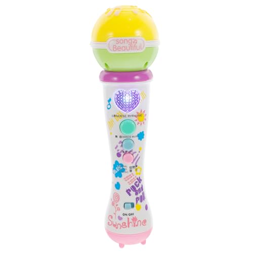 JOINPAYA Kindermikrofon kinderinstrumente musikinstrumente Party mikrofone kindergeschenke Musikpädagogisches 3 AA-Netzteil Colorful von JOINPAYA