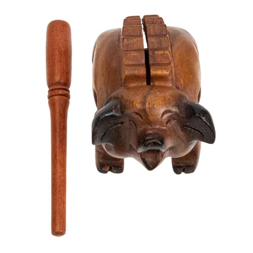 JOINPAYA Klangspielzeug aus Holzschwein holzspielzeug Piggy Piggy Dekoration Holzspielzeug für Kleinkinder Instrument Figur in Form eines Schweins aus Holz von JOINPAYA