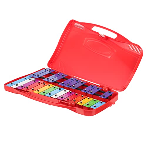 JOINPAYA Kleinkinderinstrumente Xylophon Für Babys Ab 6 Monaten Glockenspiel Für Kinder Schlaginstrument Musikinstrument Xylophon Für Kleinkinder 1-3 -xylophon Kunststoff-Box Rot von JOINPAYA