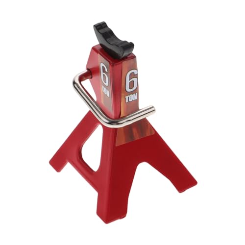 JOINPAYA 1:10 Simulation Jack Stand Metall Crawler Zubehör für Rc Auto 6t Rot von JOINPAYA