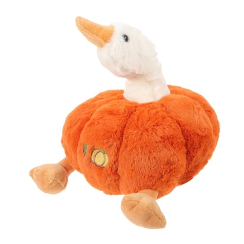 JOINPAYA Kürbis-Enten-Puppe Halloween plüschtier Halloween Halloween Decor Halloween Goodies Halloween Süße Puppe ausgestopft Kawaii Stofftier Stoff: Jade-Kaninchen-Samt von JOINPAYA