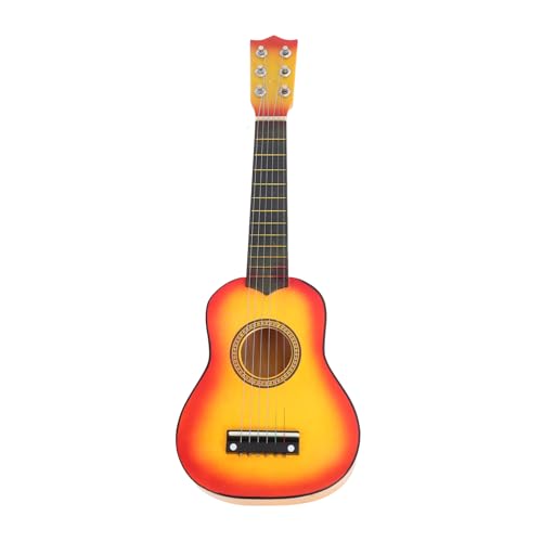 JOINPAYA Lernen Gitarrenspielzeug Mini-Instrument Kinderspielzeug Musikinstrument Gitarre Mini-Gitarre Gitarre Für Gitarre Für Anfänger Musikspielzeug Hölzern von JOINPAYA