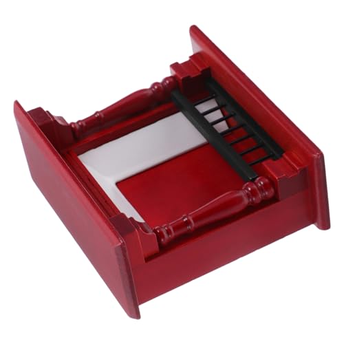 JOINPAYA Maßstab Holz Modell Kompakter Puppenhaus Kamin Dekoration Kreatives Zubehör für Miniatur Haus Szenerien Rotes Holz Detail für Dollhouse Möbel JOINPAYA Maßstab Holz Modell Kompakter Puppenhaus Kamin Dekoration Kreatives Zubehör für Miniatur Haus Szenerien Rotes Holz Detail für Dollhouse Möbel von JOINPAYA