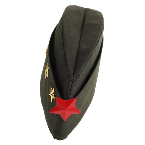 JOINPAYA Matrosenmütze Cosplay Hüte Kapitänsmützen für die Party Kapitänsmütze zum Bootfahren Kapitänsmütze für Cosplay Cosplay Mütze Hut Soldatenmütze Segeltuch Olive Green von JOINPAYA