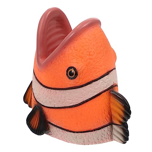 JOINPAYA Meerestierpuppen kleiderpuppe Chaps laufstall handmuff handspielpuppen gebete Cartoon-Puppen- kreative Puppenspielzeuge Rollenspiel Handpuppe Vinyl Orange von JOINPAYA