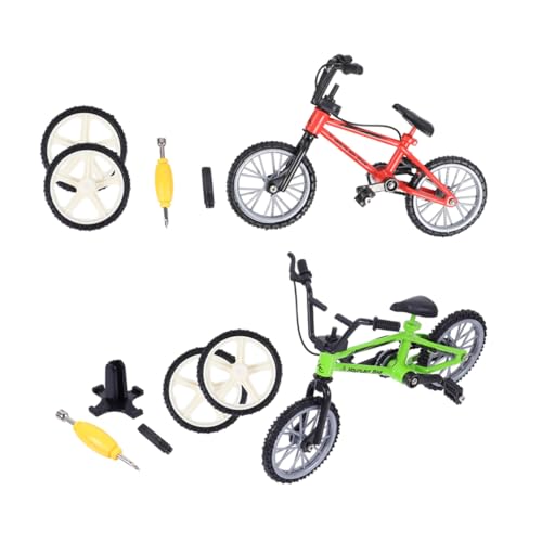 JOINPAYA 2 Sets Mini Finger Bike Aus Fingerbike Modell Für Schreibtisch Wettbewerbe Freizeit Und Denkspiel Für Und von JOINPAYA