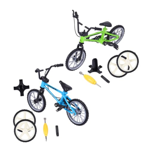 JOINPAYA 2 Sets Mini Finger Fahrräder Aus Simulation Für Finger Bikes Ideales Tischspielzeug Und Für Und Erwachsene Spaß Und Geschicklichkeitsspiel von JOINPAYA