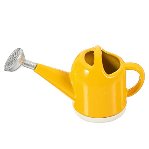 JOINPAYA Mini Wasserkocher giesskanne Kinder kindergiesßkanne Kinder gießkanne Miniatur-Wasserkessel Mini-Bewässerungswerkzeuge Mini-Wasserkessel Kleiner Blumengießkessel Legierung Yellow von JOINPAYA