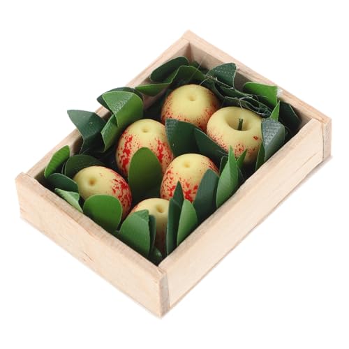 JOINPAYA Miniatur Apfel Modell Realistisches Kunststoff Obst für Puppenhaus Dekoration Leichtes Platzsparendes Farmhaus Zubehör für Mini lebensmittelladen und Detailreiche Puppenhaus JOINPAYA Miniatur Apfel Modell Realistisches Kunststoff Obst für Puppenhaus Dekoration Leichtes Platzsparendes Farmhaus Zubehör für Mini lebensmittelladen und Detailreiche Puppenhaus von JOINPAYA