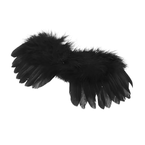 JOINPAYA Miniatur Engel Flügel Schwarz Baumwolle Puppen Kostüm Zubehör für Halloween Weihnachten Party Cosplay und Erwachsene JOINPAYA Miniatur Engel Flügel Schwarz Baumwolle Puppen Kostüm Zubehör für Halloween Weihnachten Party Cosplay und Erwachsene von JOINPAYA