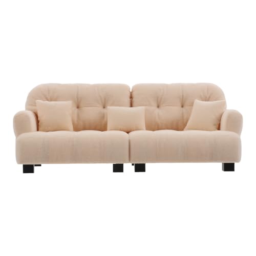 JOINPAYA Miniatur-Puppenhausmöbel-Couch: 1:25 Miniatur-Sofa mit Kissen - Kleine Wohnzimmermöbel - Puppenhaus-Spielsofa für Kinderzimmer, Foto-Requisiten JOINPAYA Miniatur-Puppenhausmöbel-Couch: 1:25 Miniatur-Sofa mit Kissen - Kleine Wohnzimmermöbel - Puppenhaus-Spielsofa für Kinderzimmer, Foto-Requisiten von JOINPAYA
