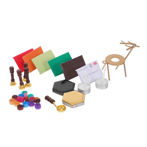 JOINPAYA Miniatur Wachssiegel Set mit Weihnachtsmotiven Kompakt und Tragbar Dekorative Dollhouse Stempel für DIY Karten Umschläge und Festliche Puppenhaus Accessoires JOINPAYA Miniatur Wachssiegel Set mit Weihnachtsmotiven Kompakt und Tragbar Dekorative Dollhouse Stempel für DIY Karten Umschläge und Festliche Puppenhaus Accessoires von JOINPAYA
