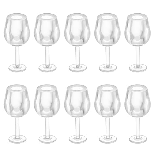 JOINPAYA 10stücke Miniatur Weingläser Für Puppenhaus Teiliges Zubehör Aus Langlebigem Für Spielküchen Dekoration Für Puppenhaus Szenen Rotweinglässer Weißwein Gläser Puppen JOINPAYA 10stücke Miniatur Weingläser Für Puppenhaus Teiliges Zubehör Aus Langlebigem Für Spielküchen Dekoration Für Puppenhaus Szenen Rotweinglässer Weißwein Gläser Puppen von JOINPAYA