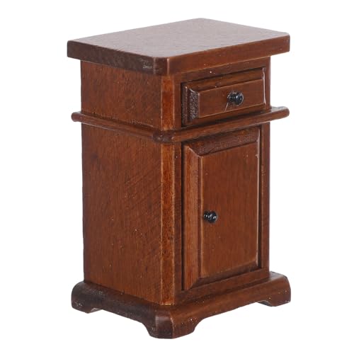 JOINPAYA Miniaturmöbel Schlafzimmer: Puppenhaus Holz Nachttisch - Kleiner Beistelltisch aus Holz - Mini Hausmöbel Accessoire für Schlafzimmer Szene Dekoration JOINPAYA Miniaturmöbel Schlafzimmer: Puppenhaus Holz Nachttisch - Kleiner Beistelltisch aus Holz - Mini Hausmöbel Accessoire für Schlafzimmer Szene Dekoration von JOINPAYA