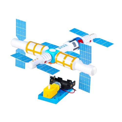 JOINPAYA Modell Einer Raumstation DIY-experimente Space-Shuttle-Spielzeug Künstliches Satellitenmodell Aus Kunststoff Bauspielzeug Für Künstliche Satelliten Montagespielzeug Bausatz Plastik von JOINPAYA