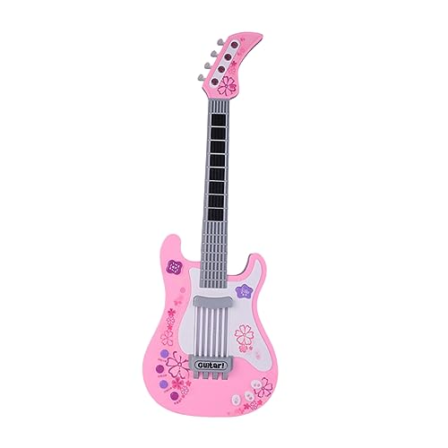 JOINPAYA Musikalisches für kinderinstrumente musikinstrumente Mini Gitarre Instrument Musikspielzeug E-Gitarren- für Anfänger Plastik Rosa von JOINPAYA