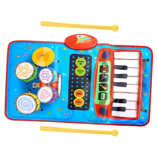 JOINPAYA Musikmatte Spieldecke Musikmatte, Tastaturspielzeug Musikspielzeug für Babys spielmatte kinderspielzeug teppiche fußmatte Krabbelpedal für Kinder elektronische Spieldecke Stoff von JOINPAYA