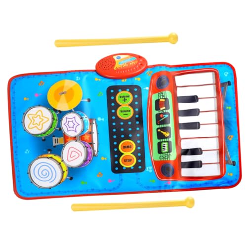 JOINPAYA Musikmatte Spieldecke Spielmatte Kinderspielzeug Kinderteppich Fußmatte Teppiche Klaviermatte Klaviertastenteppich Tastaturmatte Tastatur Stoff von JOINPAYA