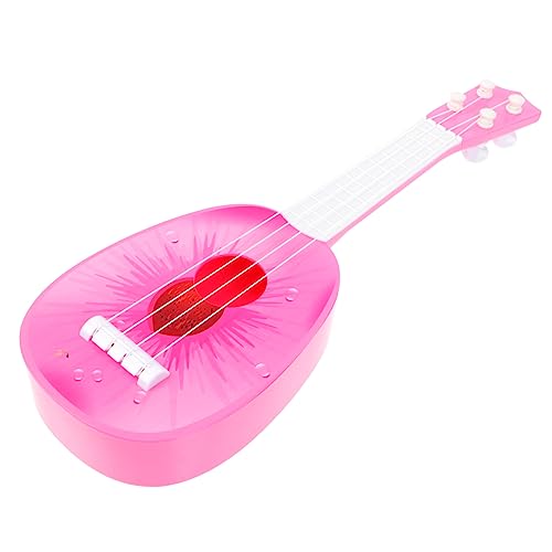 JOINPAYA Obst Gitarre Spielzeug Für Kinder Musikalisches Spielzeug Ukulele Gitarre Musikinstrument Kinderspielzeug Ukulele Für Kinder Gitarren-Ukulele Für Anfänger Gitarrenmodell Weiß Abs von JOINPAYA