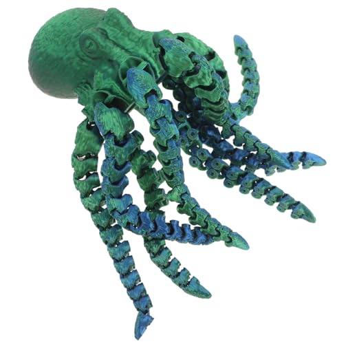 JOINPAYA Oktopus Spielzeug 3D Gedruckte Oktopus Figur 3 Gedruckte Oktopus Modelle Zappeltiere 3D Gedrucktes Tierspielzeug Oktopus Statue 3D Gedruckter Oktopus Sammlerstück Oktopus von JOINPAYA