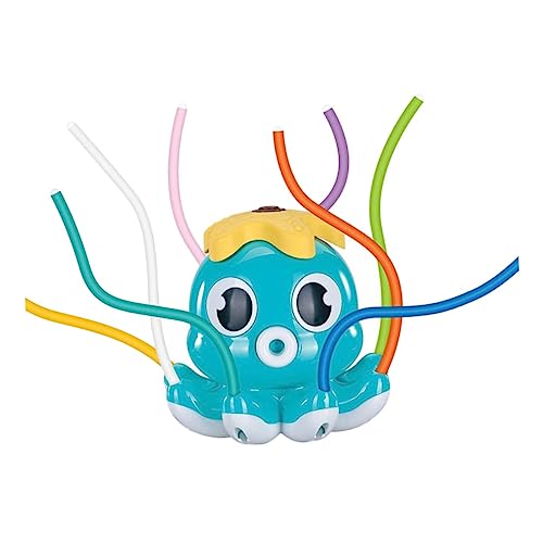 JOINPAYA Oktopus bestreuen interaktives Outdoor hühner Badespielzeug für Kleinkinder Drehbarer Sprinkler für Kleinkinder Plastik Blue von JOINPAYA