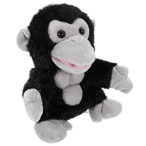 JOINPAYA Orang-Utan-Handpuppenspielzeug Puppen kinderpuppe Stofftier Handpuppe Gorilla-Handpuppe Pädagogisches Tierpuppe Puppen Lernspielzeug Bär Handpuppe Plüsch von JOINPAYA