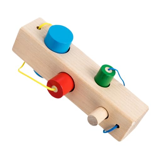 JOINPAYA Passende Spielzeuge aus Bausteinen holzspielzeug für kindergeschenk lernspielzeug holzstücke Formsortierer aus Holz kompaktes sensorisches von JOINPAYA