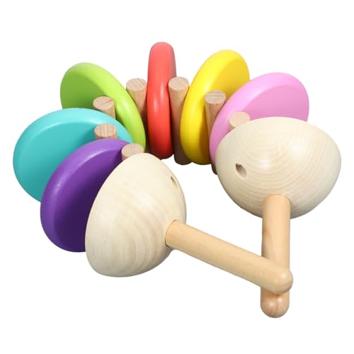 JOINPAYA Percussion Castanets Musikspielzeug Musikinstrumente Bausteine ​​Für Kleinkinder Kleinkind Musikinstrumente Castanets Kleines Holz Castanet Holz von JOINPAYA